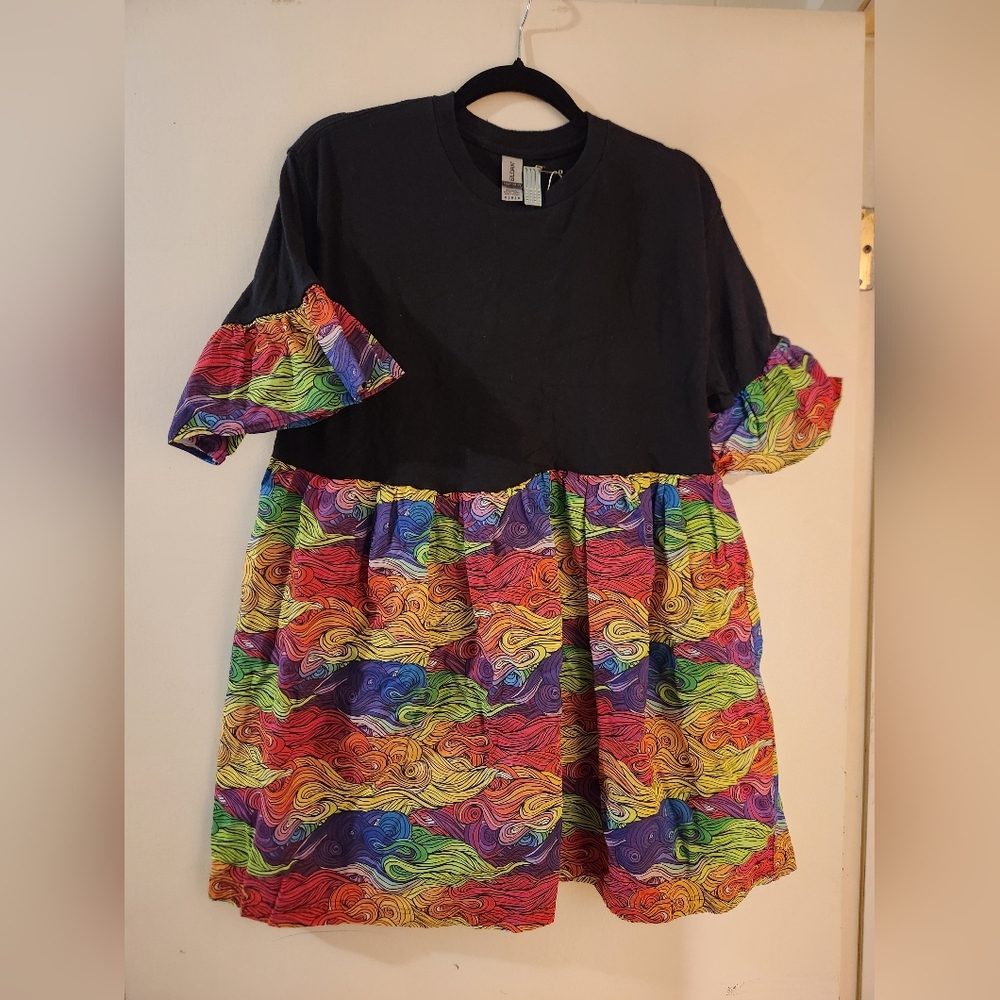 Colorful Tshirt Dress